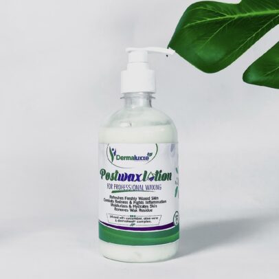 After wax lotion treatment