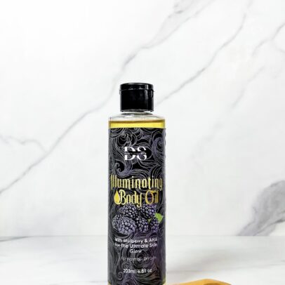 Lightening whitening body oil