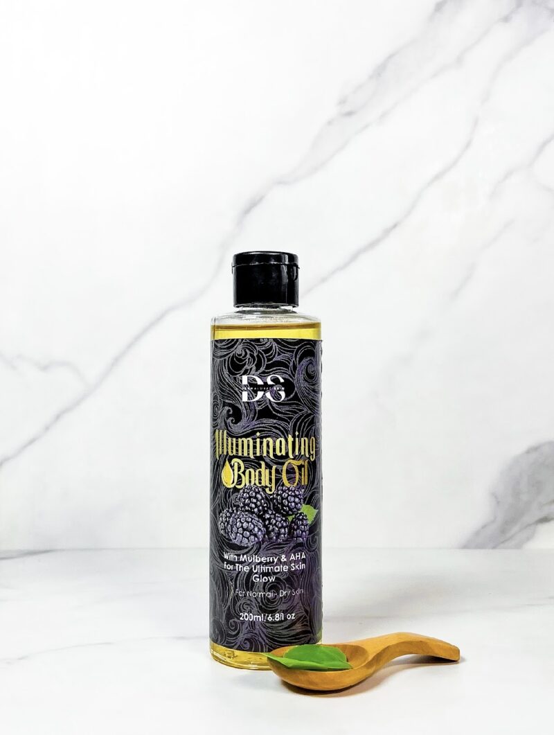 Lightening whitening body oil